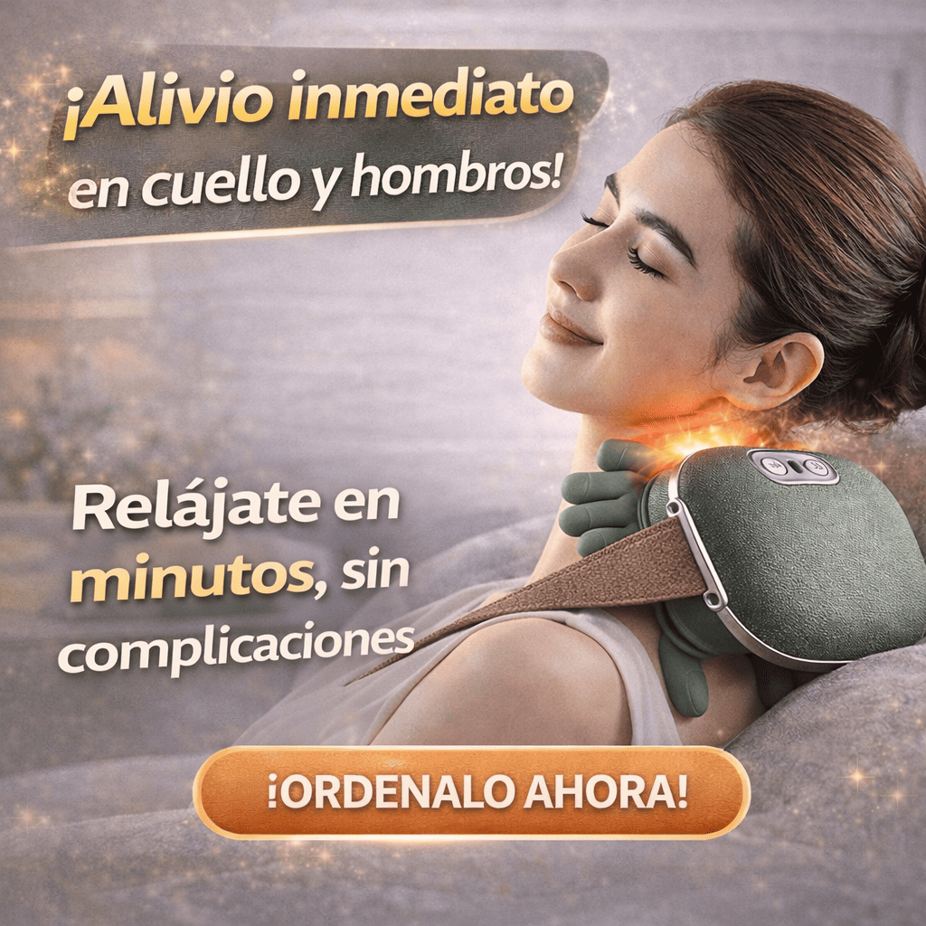 Masajeador Eléctrico Inalámbrico con Calor